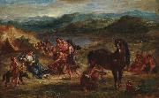 Eugene Delacroix Ovid among the Scythians oil on canvas